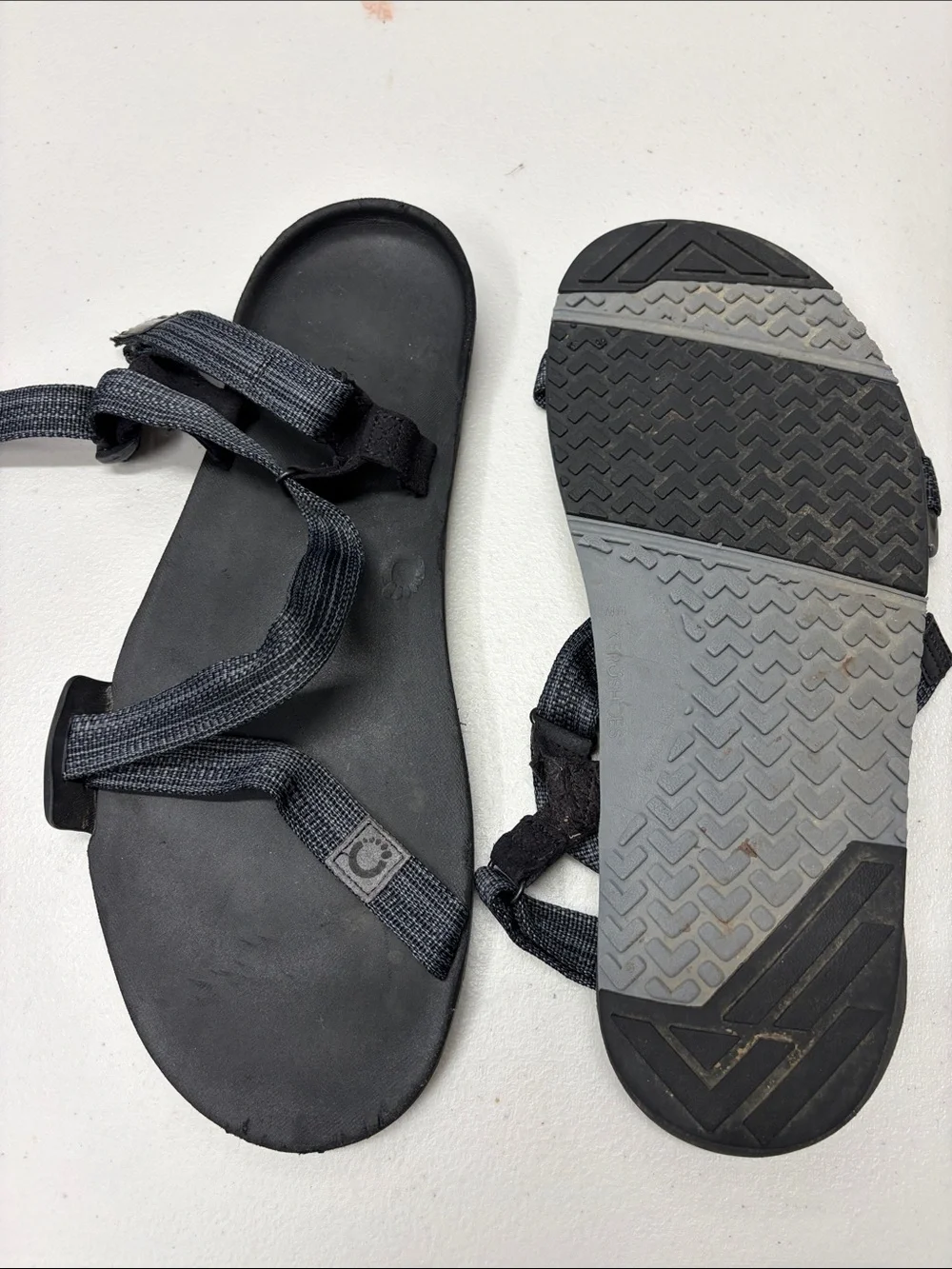 Xero Sandals Z Trek EV No Drop Barefoot Feel Flexible Black Men's Size